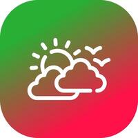 Good Weather Creative Icon Design vector