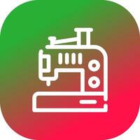 Sewing Machine Creative Icon Design vector