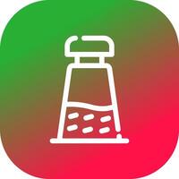 Salt And Pepper Creative Icon Design vector