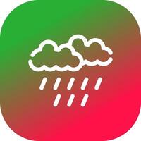 Rainy Day Creative Icon Design vector