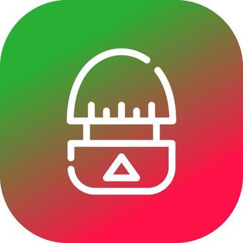 Kitchen Timer Creative Icon Design vector