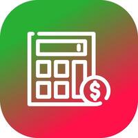 Accountant Creative Icon Design vector