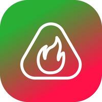 Flame Creative Icon Design vector