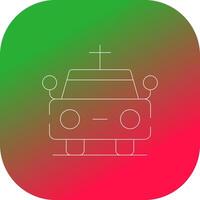 Hearse Creative Icon Design vector