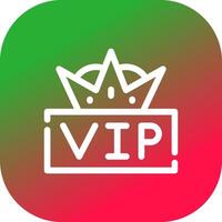 VIP Creative Icon Design vector