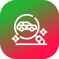 Car Finder Creative Icon Design vector