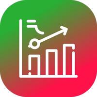 Clustered Bar Creative Icon Design vector