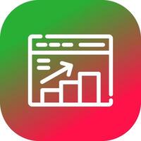 Stats Creative Icon Design vector