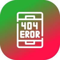 diseño de icono creativo de error vector