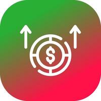 Cash Flow Creative Icon Design vector