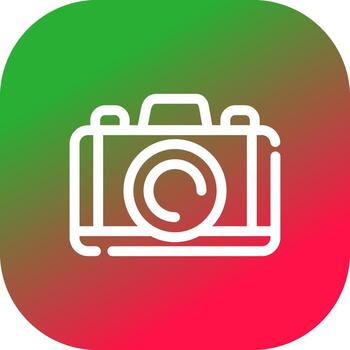 Camera Creative Icon Design vector
