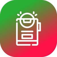 Light Creative Icon Design vector