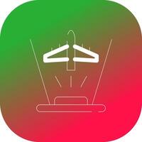 Ar Flight Training Creative Icon Design vector