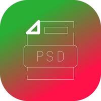 diseño de icono creativo de archivo psd vector