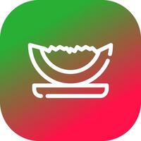 Watermelon Creative Icon Design vector