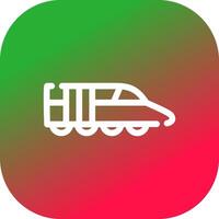 diseño de icono creativo de tren vector