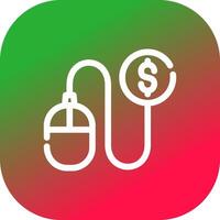 Pay Per Click Creative Icon Design vector