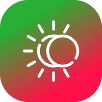 Eclipse Creative Icon Design vector