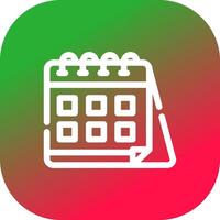 Calendar Creative Icon Design vector