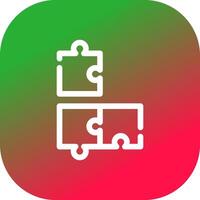 Puzzle Creative Icon Design vector