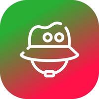 diseño de icono creativo de sombrero vector