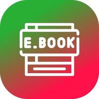 Ebooks Creative Icon Design vector