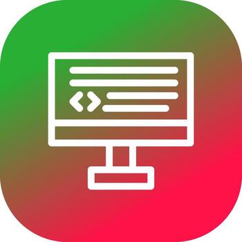 diseño de icono creativo de codificación vector