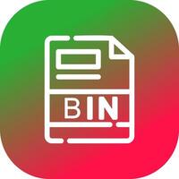 BIN Creative Icon Design vector