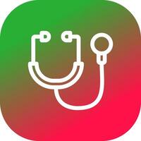 Stethoscope Creative Icon Design vector