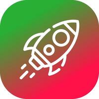 Rocket Creative Icon Design vector