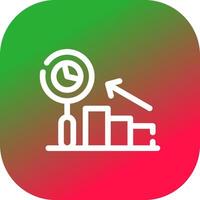 Predictive Analytics Creative Icon Design vector