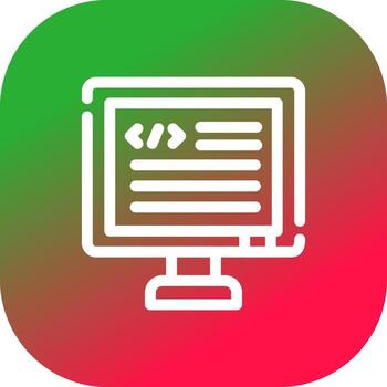 Code Creative Icon Design vector