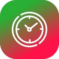 Clock Creative Icon Design vector