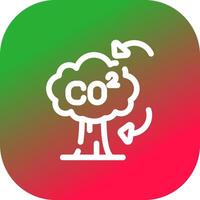 CO2 Creative Icon Design vector