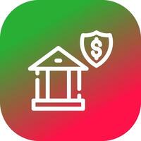 Banking Security Creative Icon Design vector