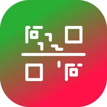 diseño de icono creativo de código qr vector