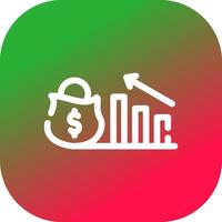 diseño de icono creativo de capitalismo vector