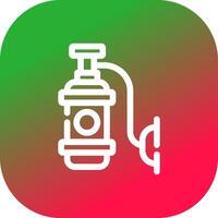 Oxygen Tank Creative Icon Design vector