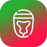 diseño de icono creativo de casco vector