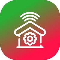 Home Automation Creative Icon Design vector