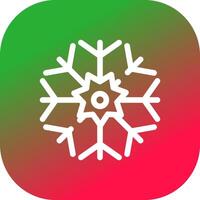 Snowflake Creative Icon Design vector