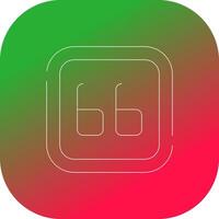 Quotation Creative Icon Design vector