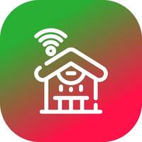 Infrared Sensor Creative Icon Design vector