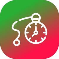 diseño de icono creativo de reloj de bolsillo vector