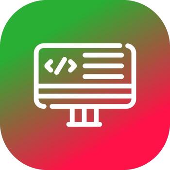 web programación creativo icono diseño vector