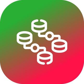 desestructurado datos creativo icono diseño vector