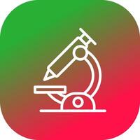 diseño de icono creativo de microscopio vector