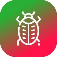 Bug Creative Icon Design vector