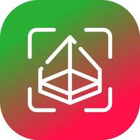 3D Surface Creative Icon Design vector