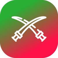 Swords Creative Icon Design vector